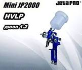 краскопульт JetaPro  mini JP2000 c верхним бачком 0,125 л.  сопло 1 мм. mini JP2000