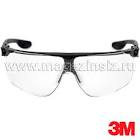 очки  3М  Maxim Ballistic, поликарбонатные, цвет линз - прозрачный. Асферическая линза - 180° защита. Покрытие DX. 100% УФ защита. Специальный дизайн для совместимости с каской и/или наушниками 13296-00000M