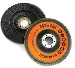 Круг лепестковый Roxel Pro ROXTOP шлифовальный зачистной конический цирконат 125 x 22мм P80 111556