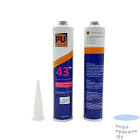 Герметик полиуретановый PuStar Renz-43 Polyurethane Metal Sealant кузовной шовный для металлических поверхностей картридж 310мл Белый 