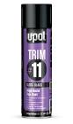 Эмаль U-POL TRIM #11 Высокоукрывистая  в аэрозоле, 450мл, черный глянец TRIMGB/AL