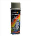 акриловая БЕЖЕВО-КОРИЧНЕВАЯ эмаль  Motip , для покраски элементов салона автомобиля из натуральной и искусственной кожи, виниловых и пластиковых материалов, 200 мл. 04233BS