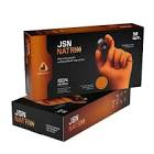 перчатки нитриловые JETA NATRIX240 оранжевые S/7 длина 240мм пачка 50 штук 050NATRIX240-OR-07-S