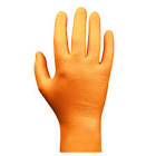 перчатки нитриловые JETA NATRIX240 оранжевые S/7 длина 240мм пачка 50 штук 050NATRIX240-OR-07-S