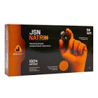 перчатки нитриловые JETA NATRIX240 оранжевые S/7 длина 240мм пачка 50 штук 050NATRIX240-OR-07-S