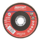 круг  Orientcraft  лепестковый торцевой для шлифмашинок 125 x 22 P80 