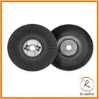 оправка  Roxel Pro  для фибровых кругов 125мм, особо жёсткая, ребристая M14 110934