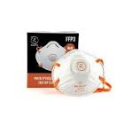 Респиратор RoxelPro 731336 ROXTOP 03V FFP3 50ПДК одноразовый противопыльный с клапаном выдоха размер М (средний) 731335