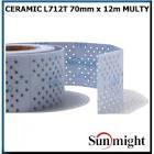 полоса шлифовальная SUNMIGHT CERAMIC L712T на липучке 70мм х 12м  P100 76607