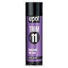 Эмаль U-POL TRIM #11 Высокоукрывистая  в аэрозоле, 450мл, черный матовый TRIMMB/AL