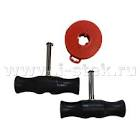 Ручки для струны для срезания стекол, две рукоятки держатели плюс струна 10м 214452