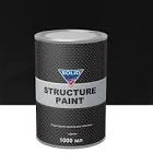 339.1000 SOLID PROFESSIONAL LINE STRUCTURE PAINT - структурная краска для пластика 1000мл (черная) 339.1000