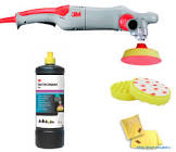 полировальник поролоноый 3М для неабразивной пасты 09377 (желтый ребристый) 170 мм 05729