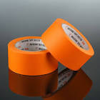 лента малярная маскировочная RoxelPro СКОТЧ 3580 высокая адгезия 80 градусов оранжевая 40 м x 48 мм 311689