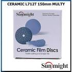 круг шлифовальный SUNMIGHT CERAMIC L712T 125 мм на липучке с мультипылеотводом P400 76416