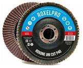 Круг лепестковый Roxel Pro ROXPRO HARD CUT шлифовальный зачистной конический керамика 125 x 22мм P80 111316