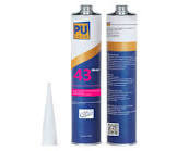 Герметик полиуретановый PuStar Renz-43 Polyurethane Metal Sealant кузовной шовный для металлических поверхностей картридж 310мл Черный 