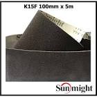Шлифовальный материал K15F в рулонах 100мм х 50м,  P 80  арт.   SunMight 