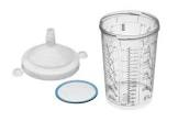 стаканы SATA набор RPS - с крышкой 900мл и плоским фильтром 200µ, 40шт. 118489