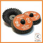 круг  Roxel Pro  лепестковый быстросъемный ROXTOP 50мм, цирконат, Р80   10 / 500 шт. 111516