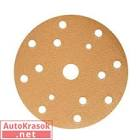 круг  SunMight  шлифовальный  B312V d=150мм на липучке, 7 отв, золотистый, Р320 52614