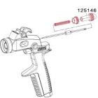 винт регулятора подачи материала для SATAminijet 3000 B HVLP 125146