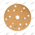 круг  SunMight  шлифовальный  B312TV d=150мм на липучке, 9 отв, золотистый, Р60 52305