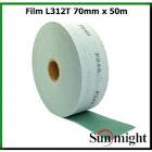 материал  SunMight  шлифовальный FILM L312T в рулонах 70мм х 50м, зелёный  Р40 10303
