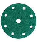 круг абразивный  3М  зелёный на липучке   9 отв. Р40 00317
