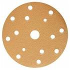 круг  SunMight  шлифовальный  B312V d=150мм на липучке, 7 отв, золотистый, Р80 52606