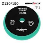 Полировальник SandWox поролоновый полировальный диск 150мм ЖЕСТКИЙ ЗЕЛЕНЫЙ 815.07.150.07