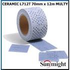 полоса шлифовальная SUNMIGHT CERAMIC L712T на липучке 70мм х 12м  P150 76609