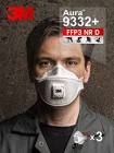 респиратор  3М  AURA+ противоаэрозольный  3-й степени защиты . До 50 ПДК. 9330