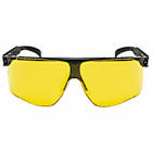 очки  3М  Maxim, поликарбонатные, цвет линз - жёлтый. Асферическая линза - 180° защита. Покрытие DX. 100% УФ защита. 13228-00000M