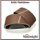 Шлифовальная лента R155 75х533мм,  P 100  арт.   SunMight 