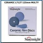 круг шлифовальный SUNMIGHT CERAMIC L712T 125 мм на липучке с мультипылеотводом P120 76408