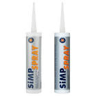 Герметик распыляемый U-SEAL SPRAY-SIMP гибридный ЧЁРНЫЙ картридж 290мл 0146201700